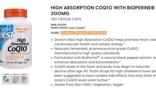 Doctor’s Best High Absorption CoQ10 with BioPerineの最安値を比較する